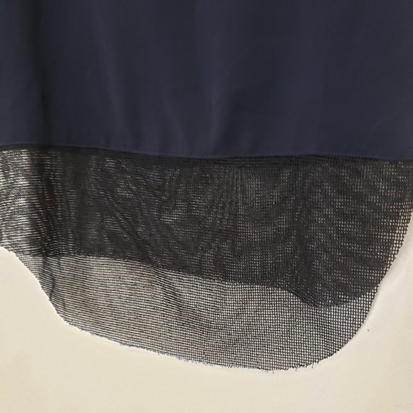 Astr Navy and Black Sheer Panel Dress - Picture 4 of 9